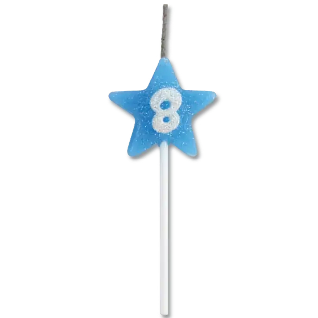 Vela Aniver Festcolor Star Citrus Az 1un