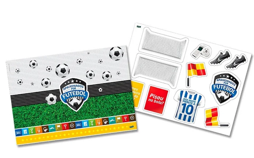 Kit Dec Apaixonados Por Futebol Un Festcolor