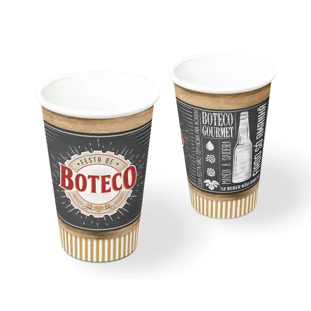 Copo Papel Boteco 300ml C/8
