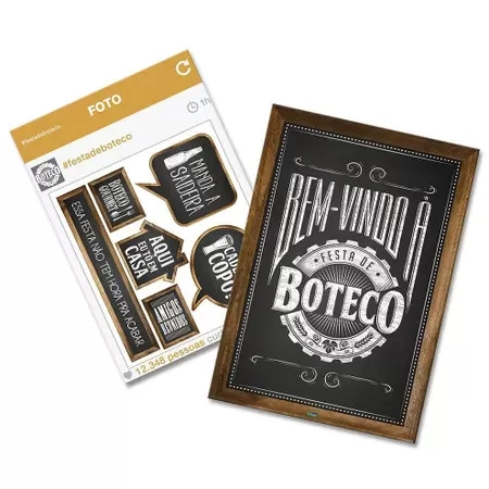Kit Decorativo Boteco
