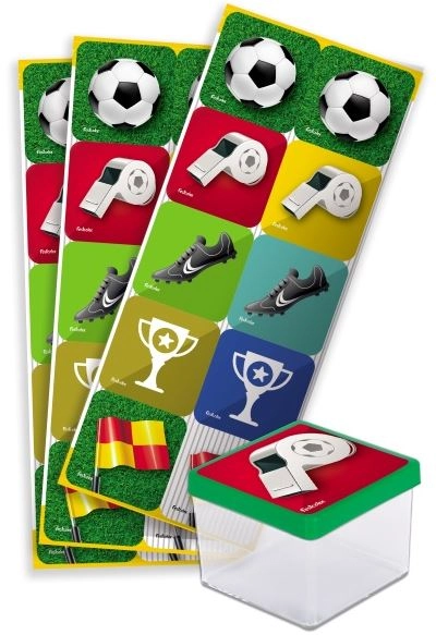 Adesivo Quadrado Apaixonados Por Futebol Festcolor 30un