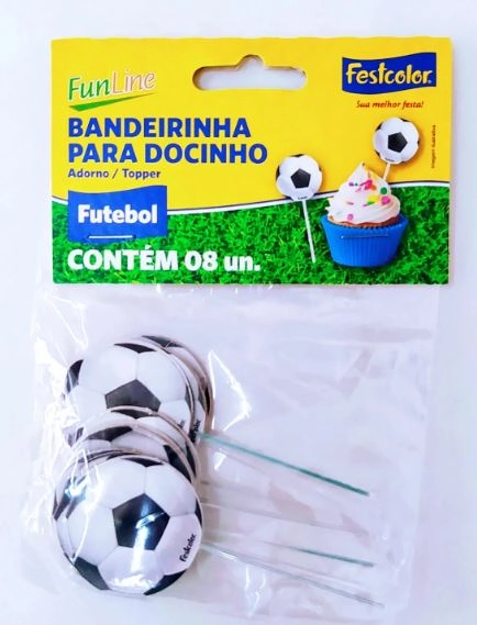 Bandeir P.doce Apaix Por Futebol C.8 Festcolor