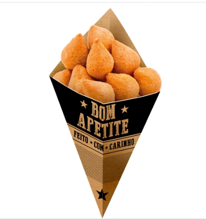 Cone Bicudo M Frases Kraft C/50 Festcolor
