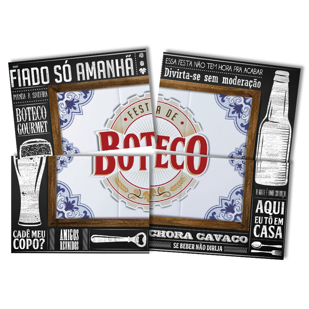 Quadros Dec Boteco 108074 C.4 Festcolor