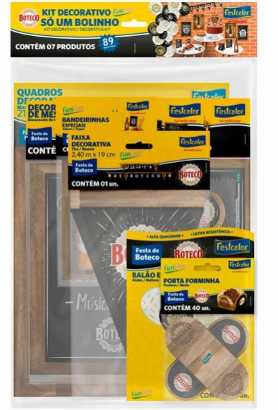 Kit So Um Bolinho Festcolor Boteco 108081 Festcolor