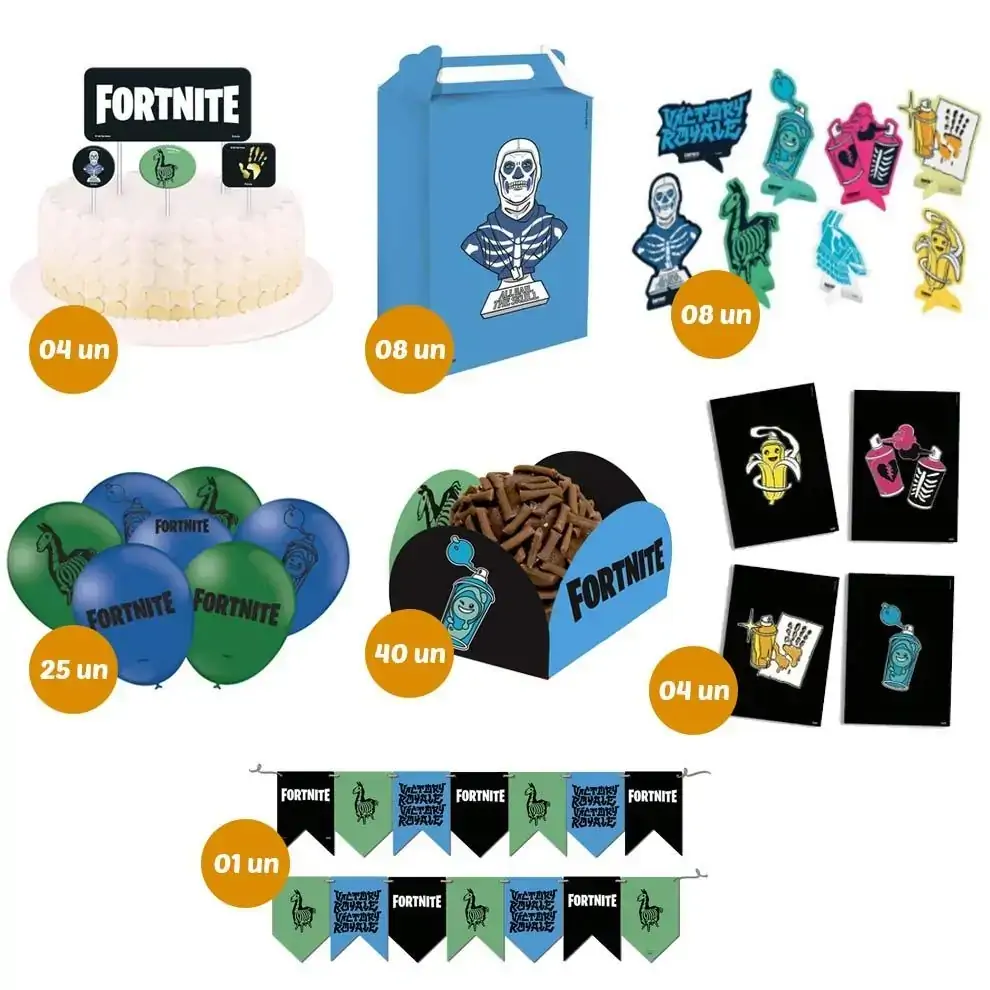 Kit So Um Bolinho Fortnite