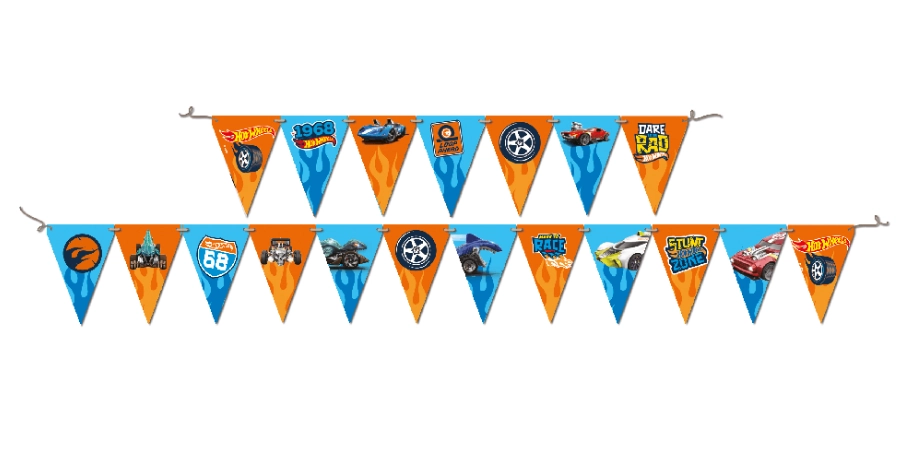 Faixa Dec Hot Wheels 109101 4un Festcolor