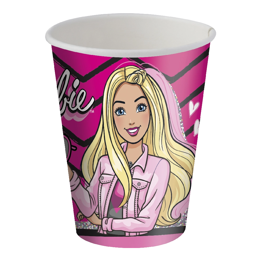 Copo Papel Barbie 109126 8un Festcolor