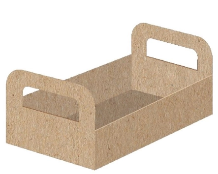 Cesta M Kraft Rustico 01un Festcolor