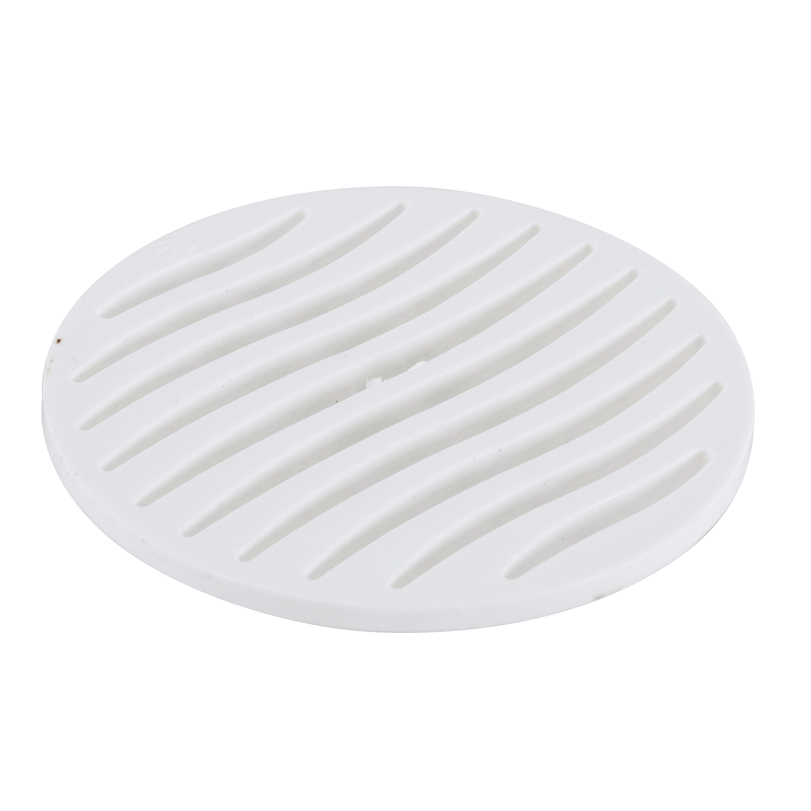 Ralo em Polietileno Redondo 100mm Branco