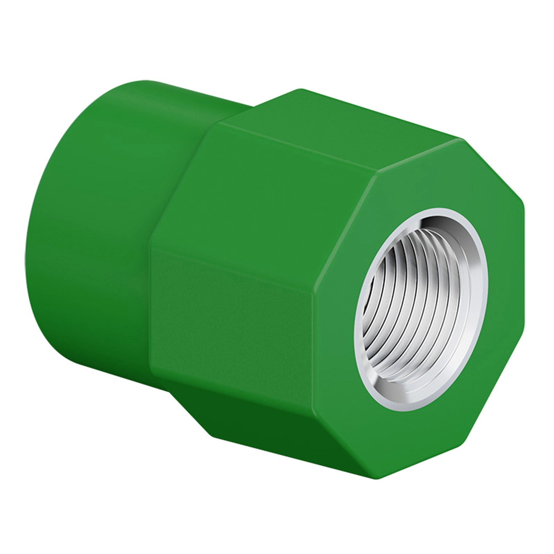 Tê com Rosca Central Fêmea Polipropileno PPR 25mmx/2" Tigre