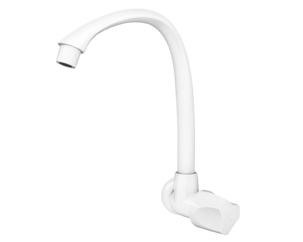Torneira Tigre Cozinha Parede Alta Orbe Branca 1/2"-3/4" Bli