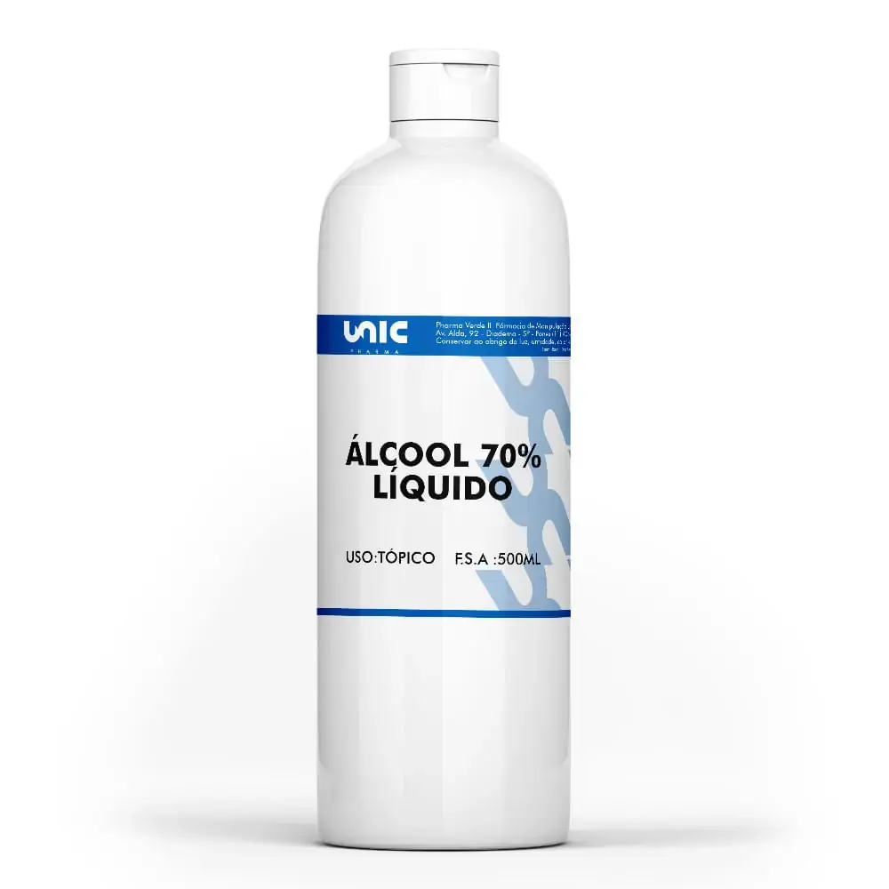Álcool 70% Liquido - antibacteriano 500ml