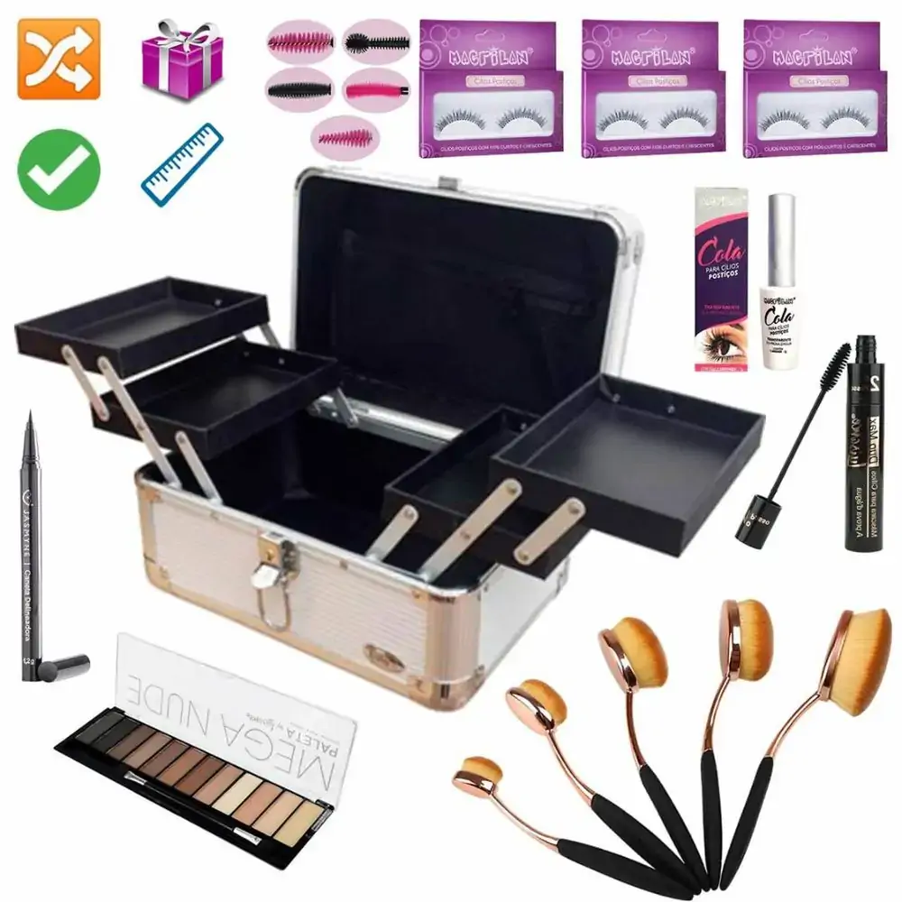 Mini Maleta Maquiagem Class Bx008