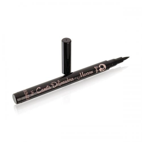Caneta Delineadora Marrom Barbie Fenzza