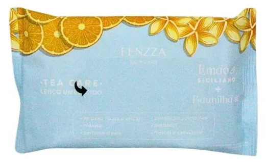 Lenco Limpeza Facial Limao Siciliano Baunilha Fz50026 Fenzza
