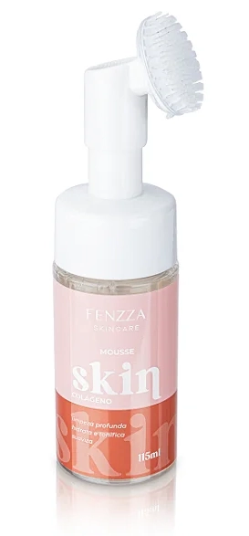 Mousse Limpeza De Pele Fenzza Colageno 115ml