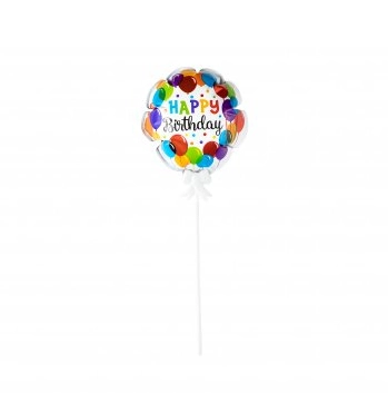 Mini Balao Solido Red H. Birthday Mini Balloons
