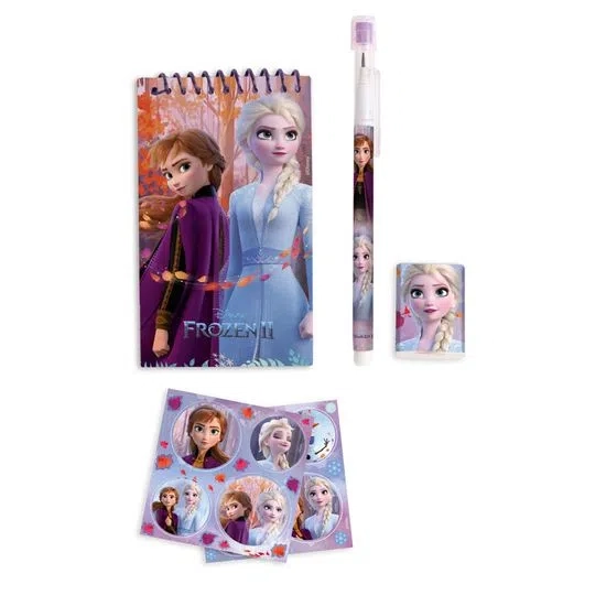 Kit Cromus Pintura Risque E Rabisque 15x26,5cm Frozen