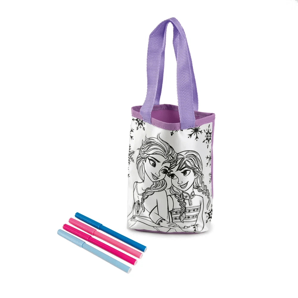 Bolsa Grande Cromus C/ Alca Frozen 19,5x6x20,5cm