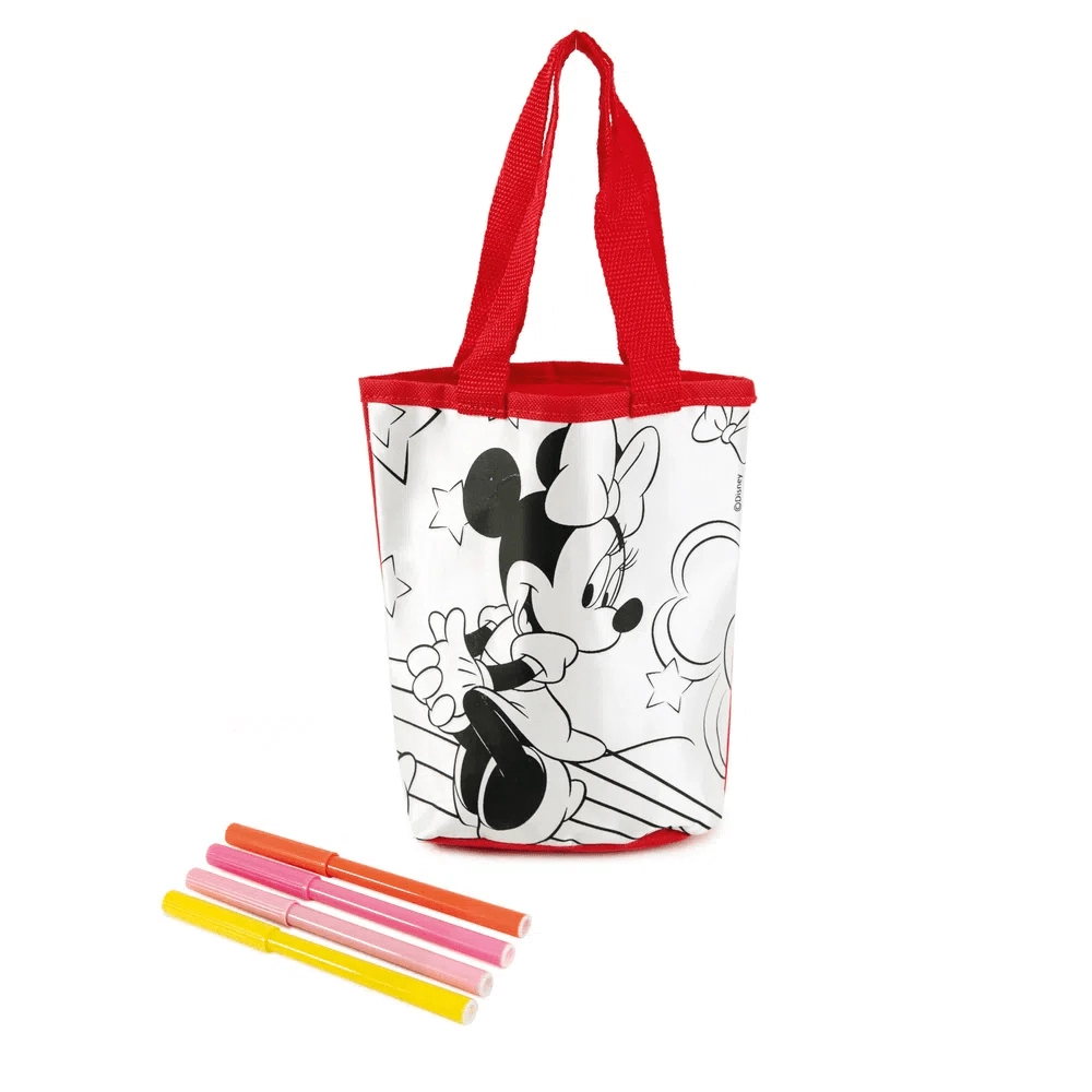 Bolsa Grande Cromus C/ Alca Minnie 19,5x6x20,5cm