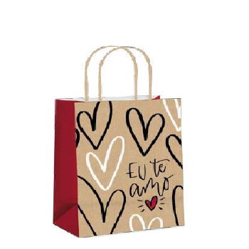 Sacola Eu Te Amo G 32x26,5x13 1un