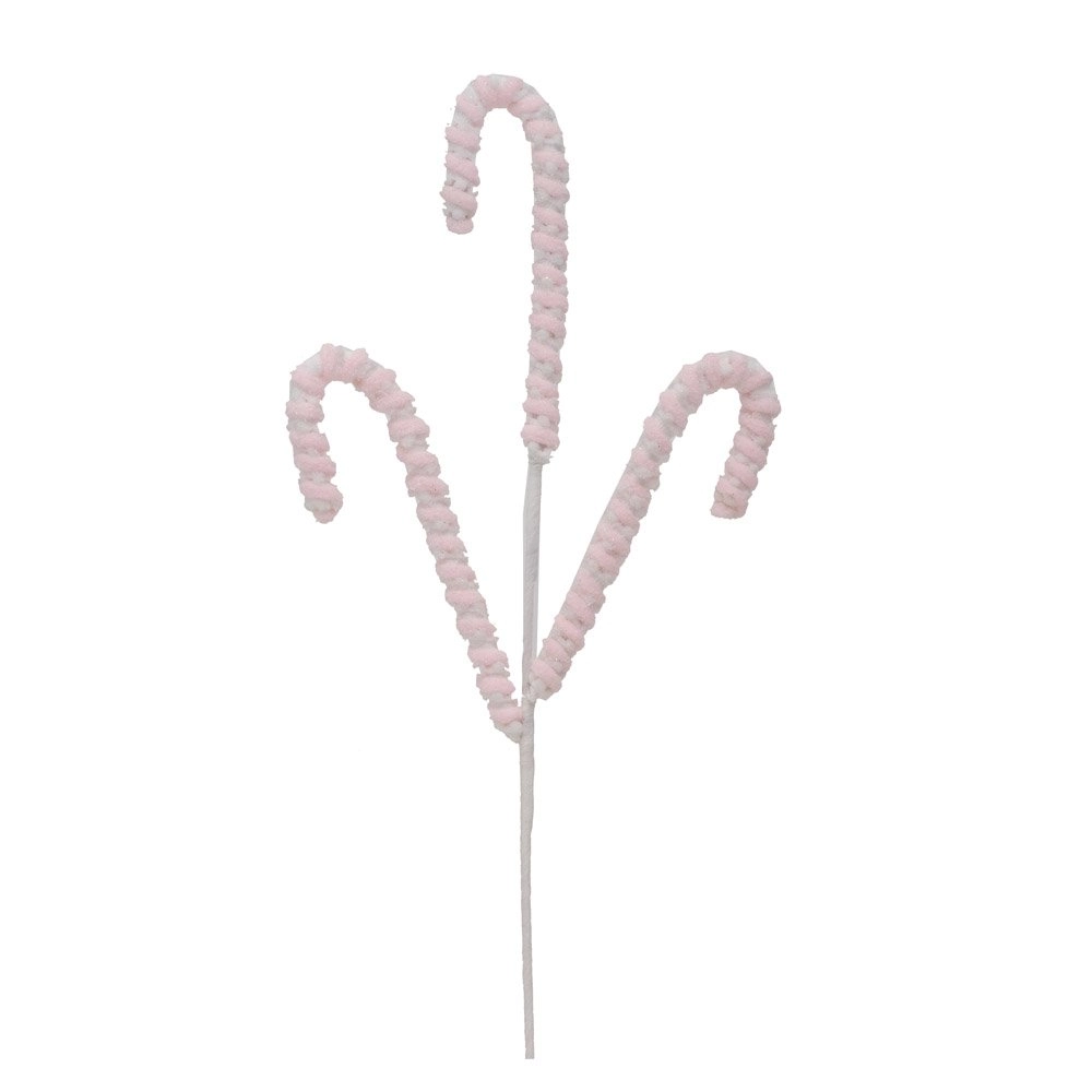 Pick Cromus 3 Candy Canes Pelucia Roc/bco