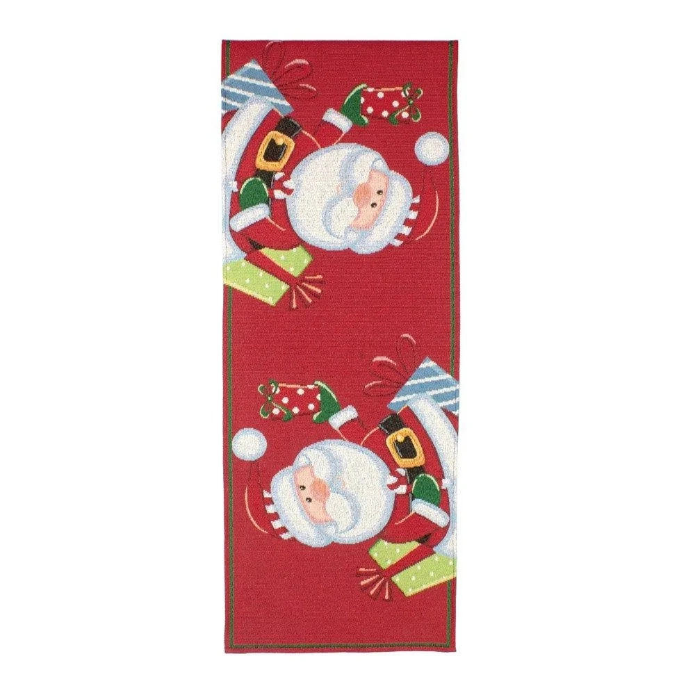 Caminho De Mesa Cromus Noel Vrm/bco 33x180 1020107