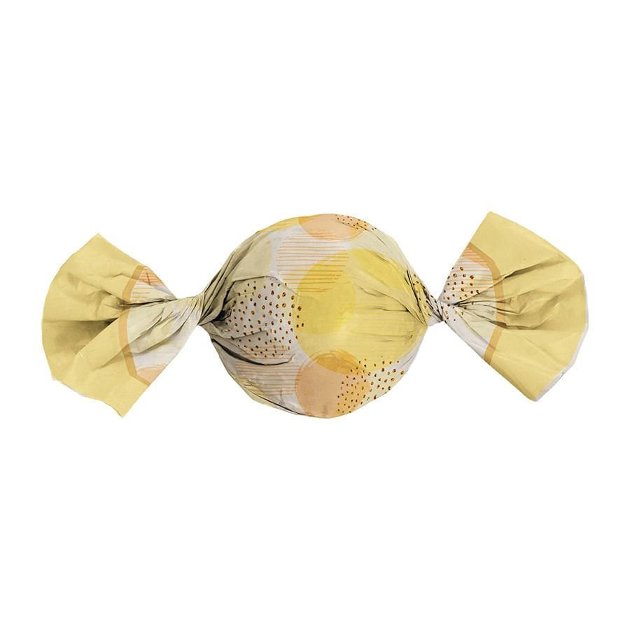 Emb Trufa Bourbon Amarelo 14,5x15,5 C.100 Un Cromus