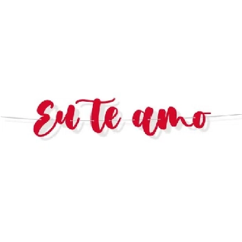 Faixa Decor Eu Te Amo Cromus