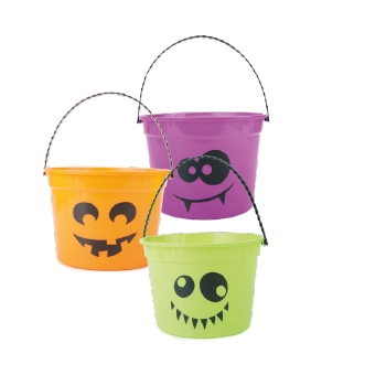 Baldinho Cromus Happy Halloween Olhos E Boca C/1 Un
