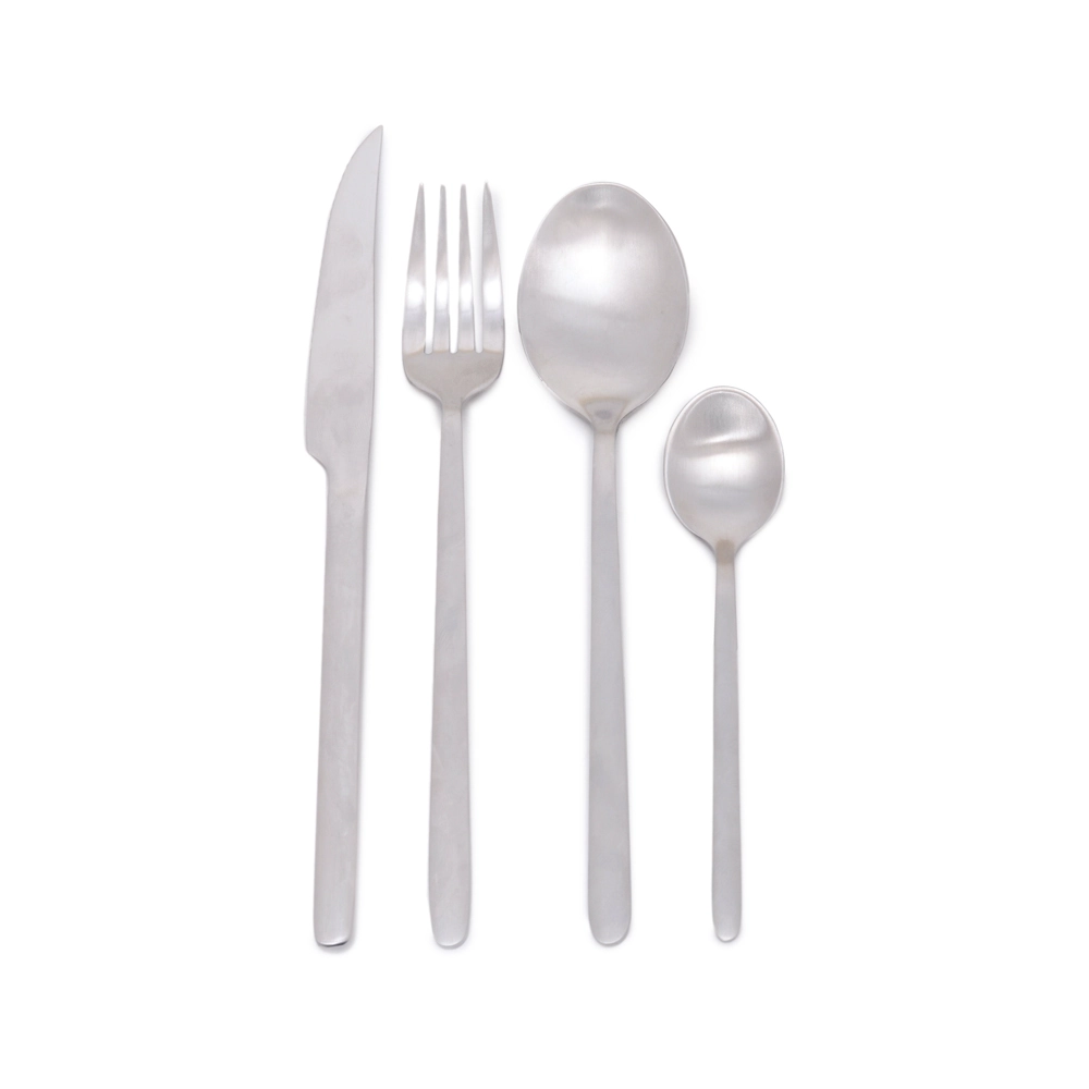 Jogo Faqueiro Aco Inox Premium Pra Fosco 24pcs 1018498 Cromus