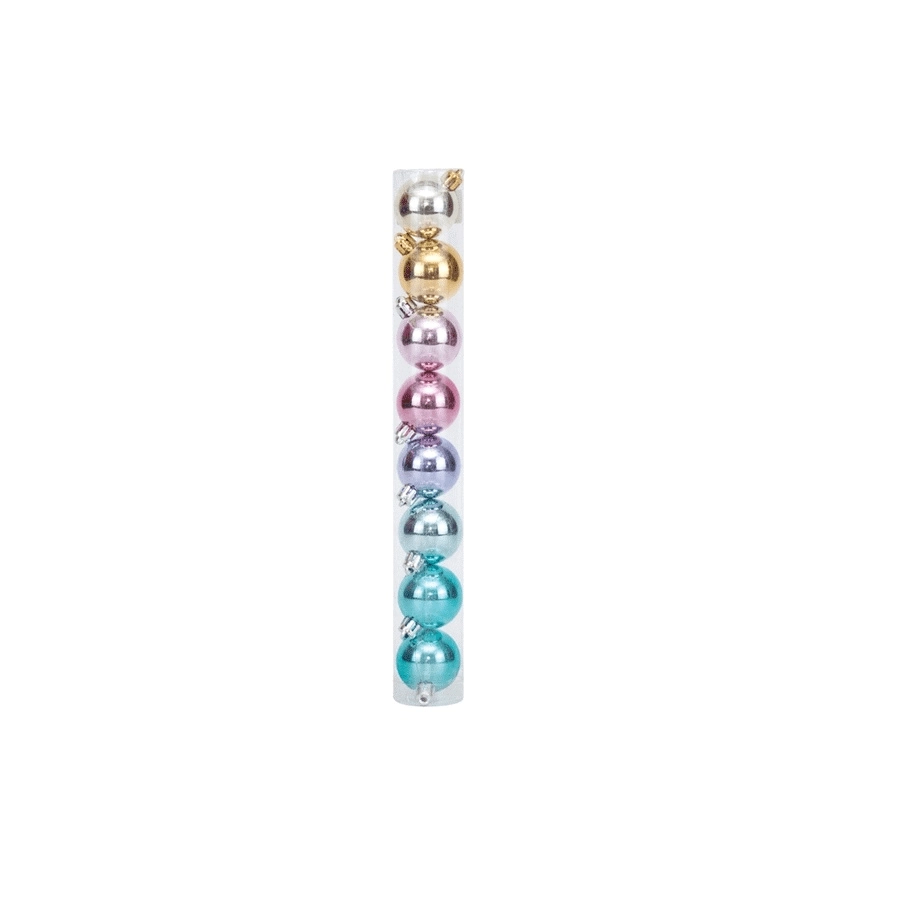 Bola Cromus Rainbow Lisa Clr 4 Cm Jg/8 1020198