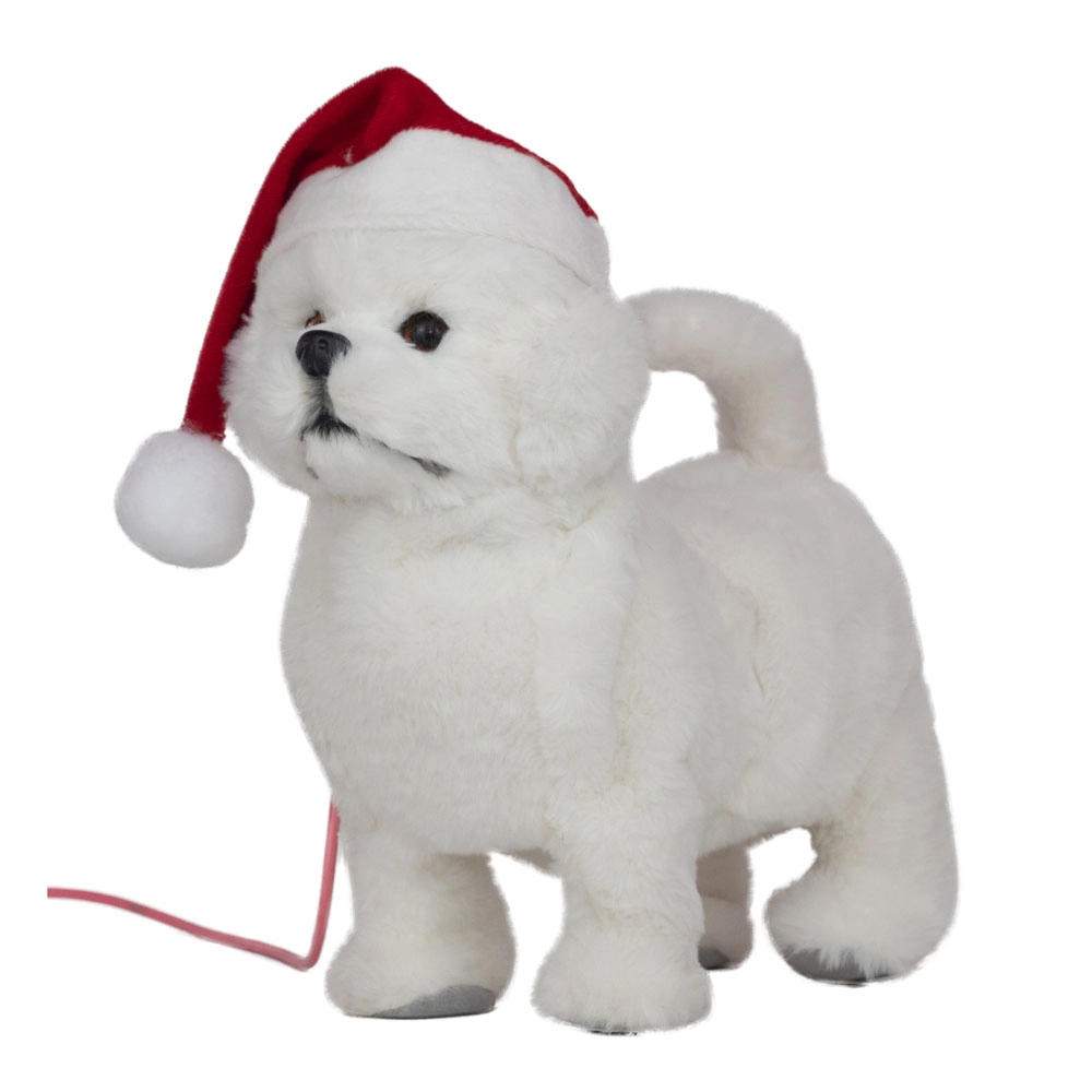 Bichon Frise Dec Cromus C/som E Mov Bco/vrm 25cm