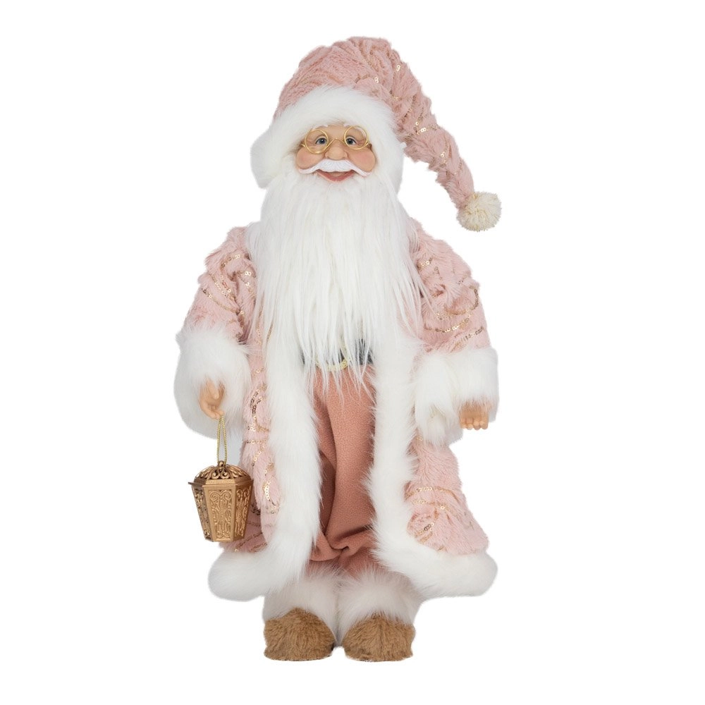Noel Em Pe Cromus Ros/bco 45cm C/1 Un