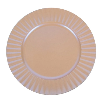 Sousplat Borda Ondulada Ros/nac 33cm Ref.1021562