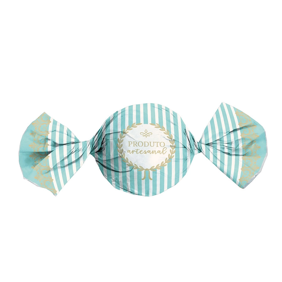 Emb Trufa Candy Azul 14,5x15,5 100un 12500193 Cromus