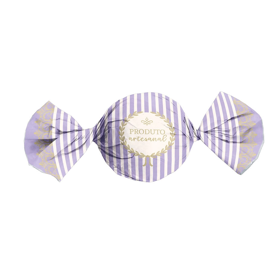 Emb Trufa Candy Lilas 14,5x15,5 100un 12500194 Cromus