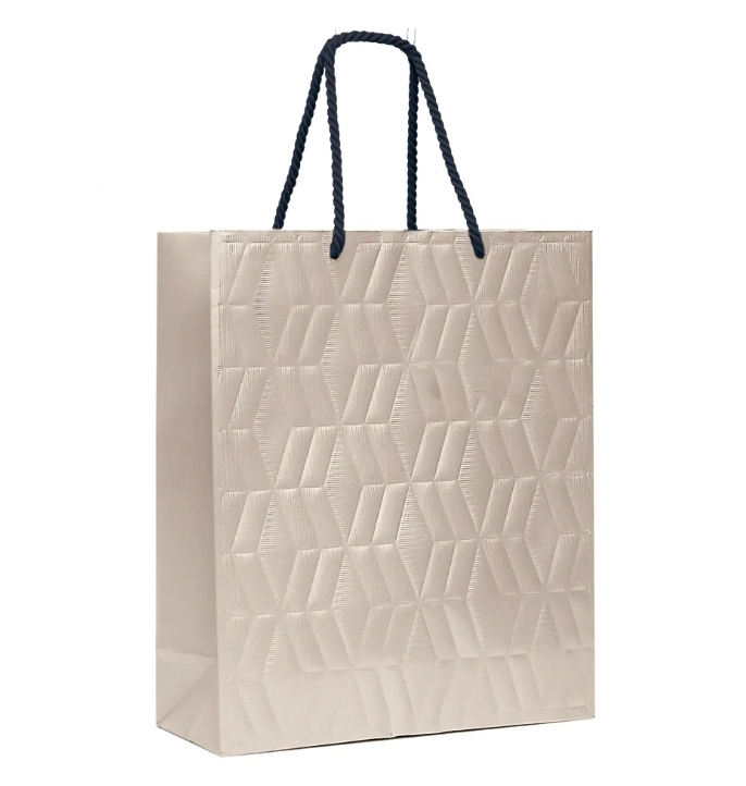 Sacola Premium C.relevo Marfim G 34x38x15 14001093 Un Cromus