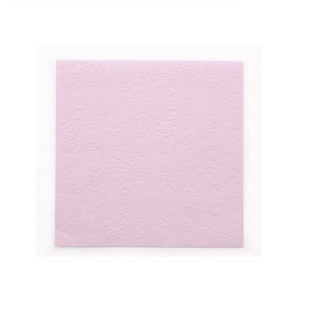 Guardanapo C/relevo Rosa 33cm Cromus