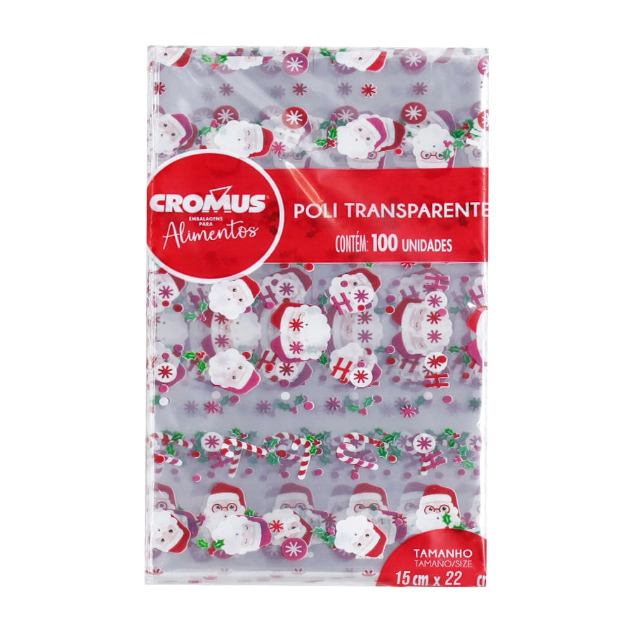 Saco Transp 15x22 Noel Chegou C.100 Un Cromus