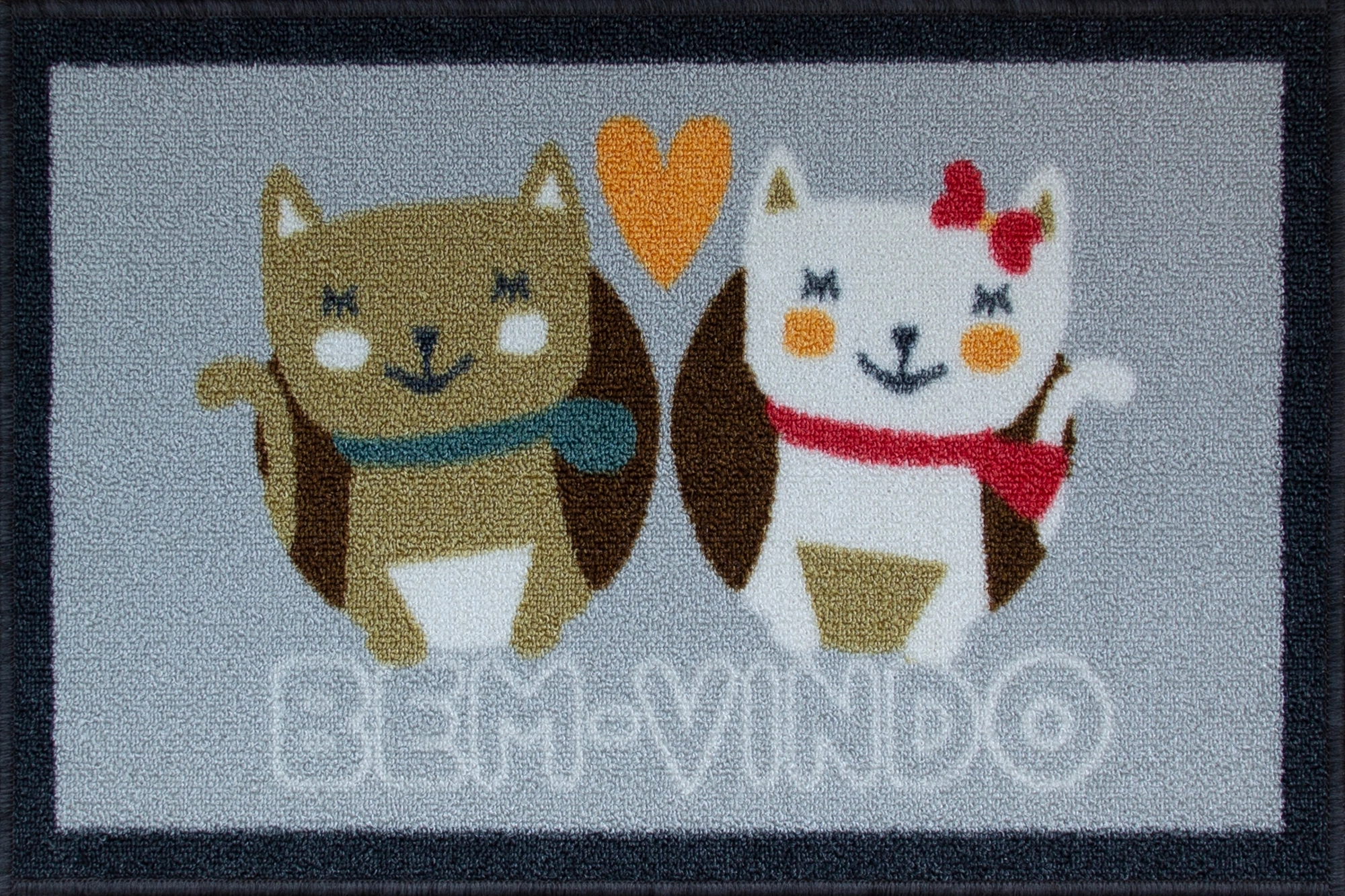 Tapete Entrada 60x40cm Gato Be