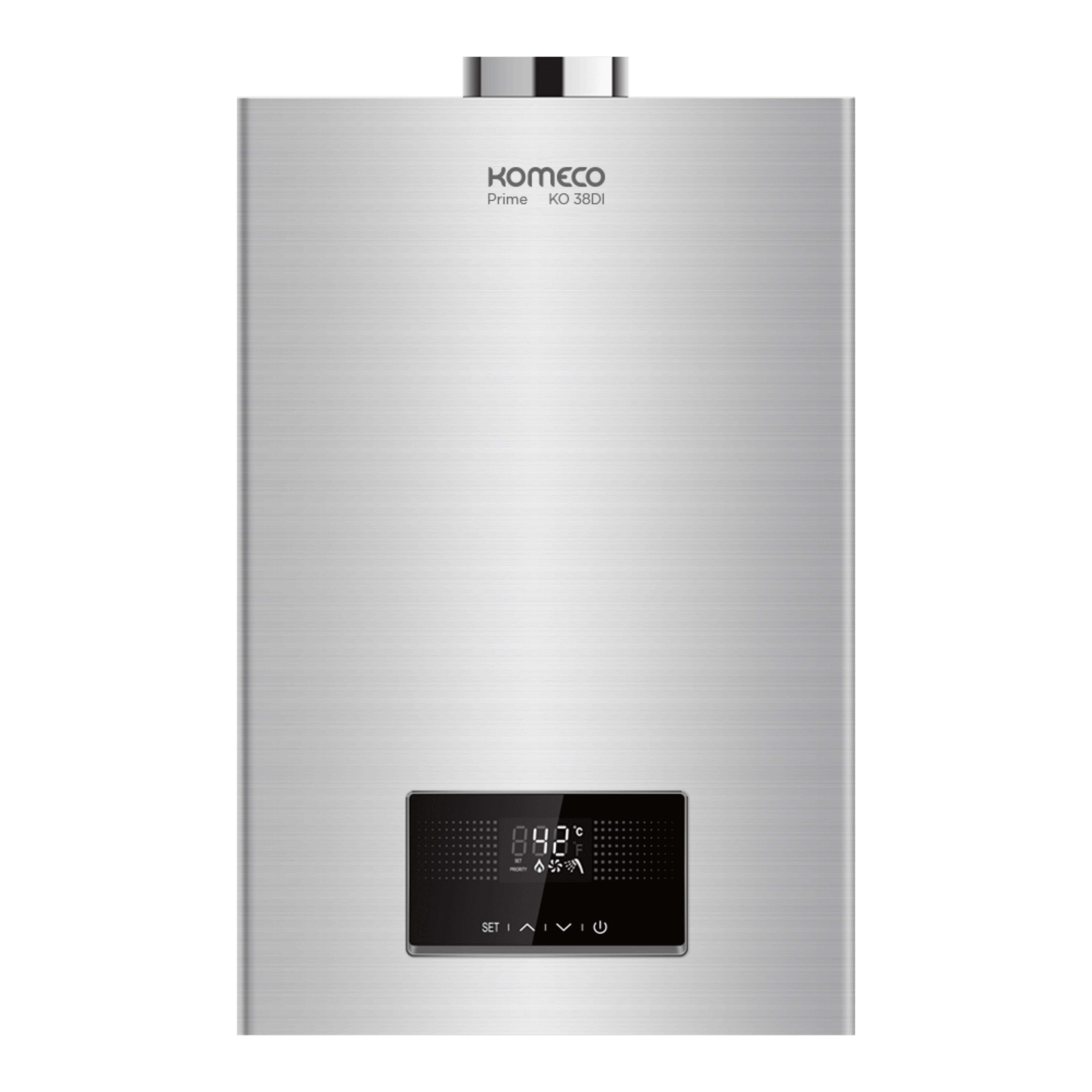 Aquecedor De Água A Gás Komeco Ko 38 Di Prime Wifi ( Inox ) 38 Litros Gn