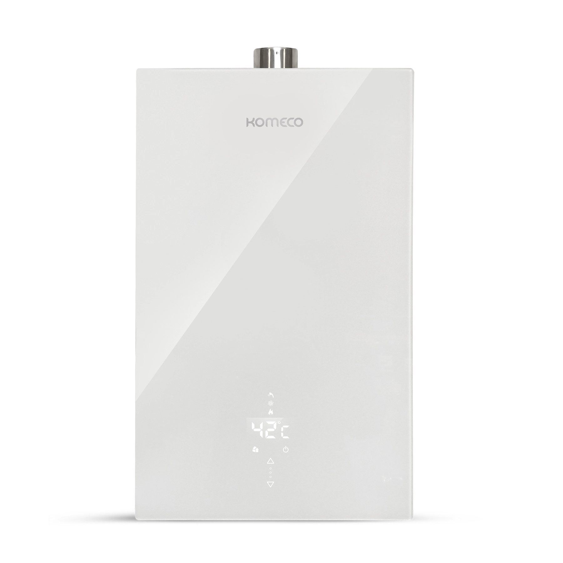 Aquecedor a Gás Komeco 21L/min GN Branco Decor