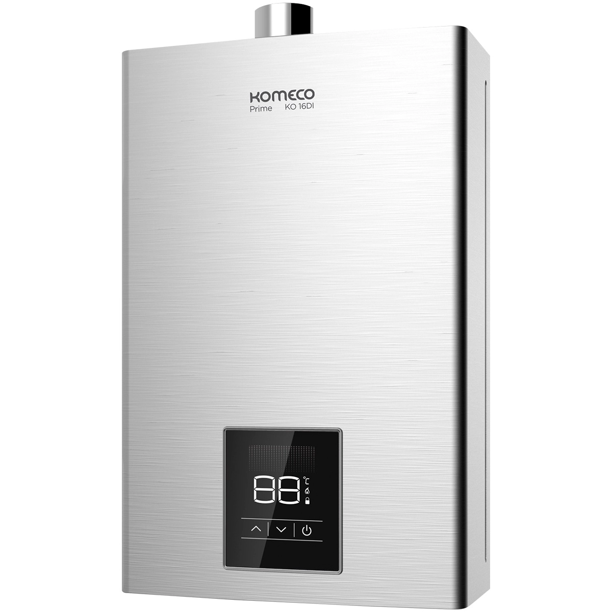 Aquecedor De Água A Gás Komeco 16 Litros Ko 16di Prime Gn Bivolt Inox