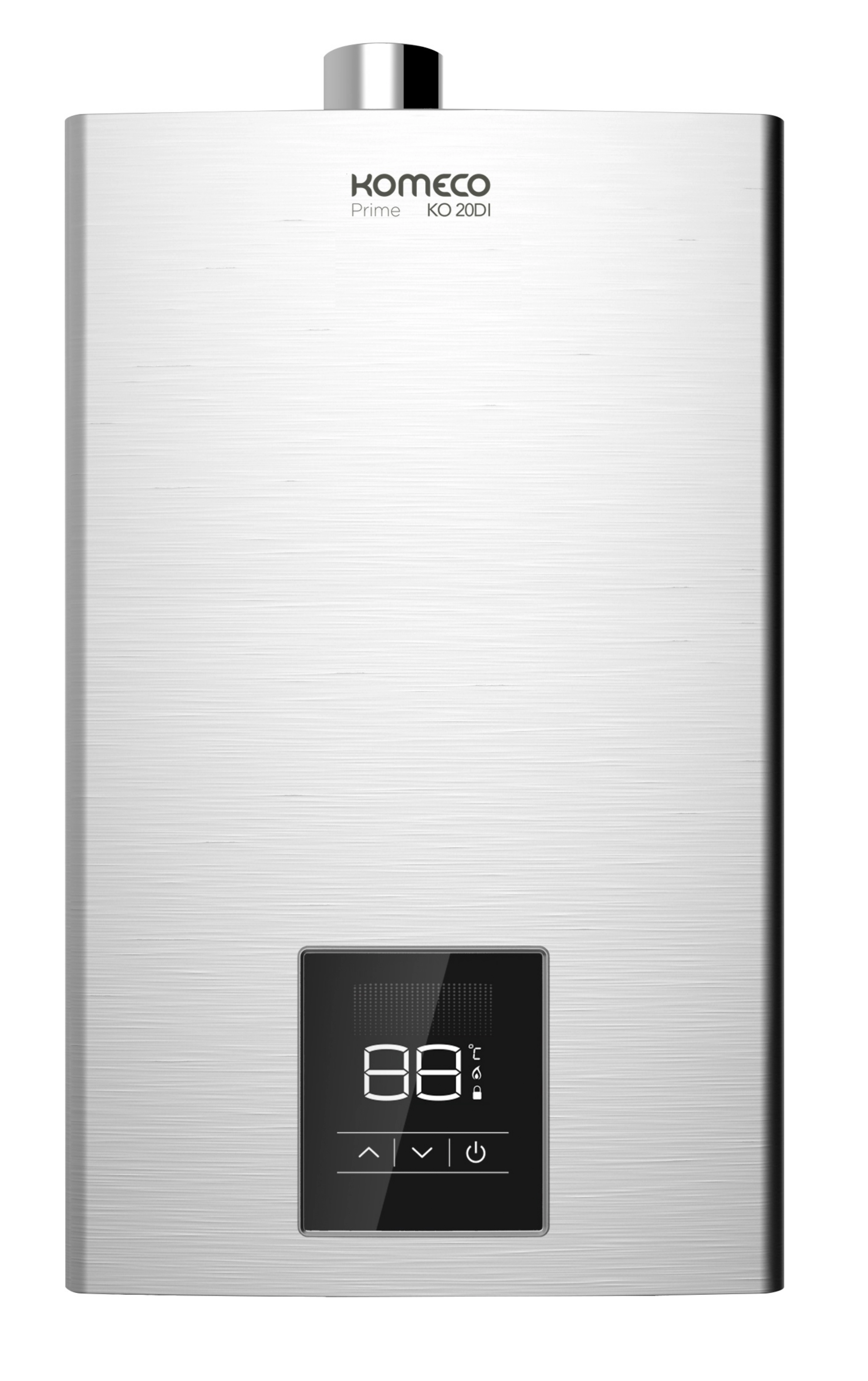 Aquecedor De Água A Gás Komeco Ko 21 Di Prime ( Inox ) 21 Litros - Glp 127v/220v Cinza