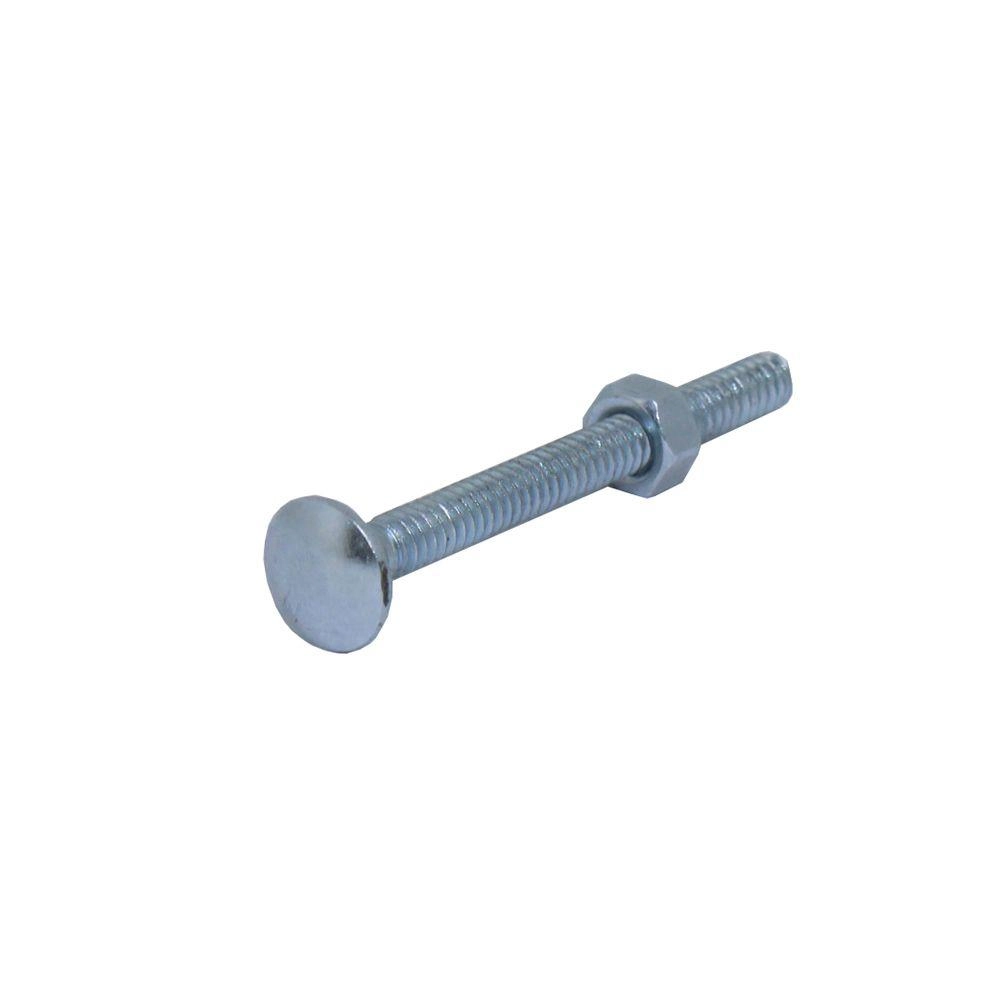 Parafuso Francês Zincado Com Porca 3/16" X 2"