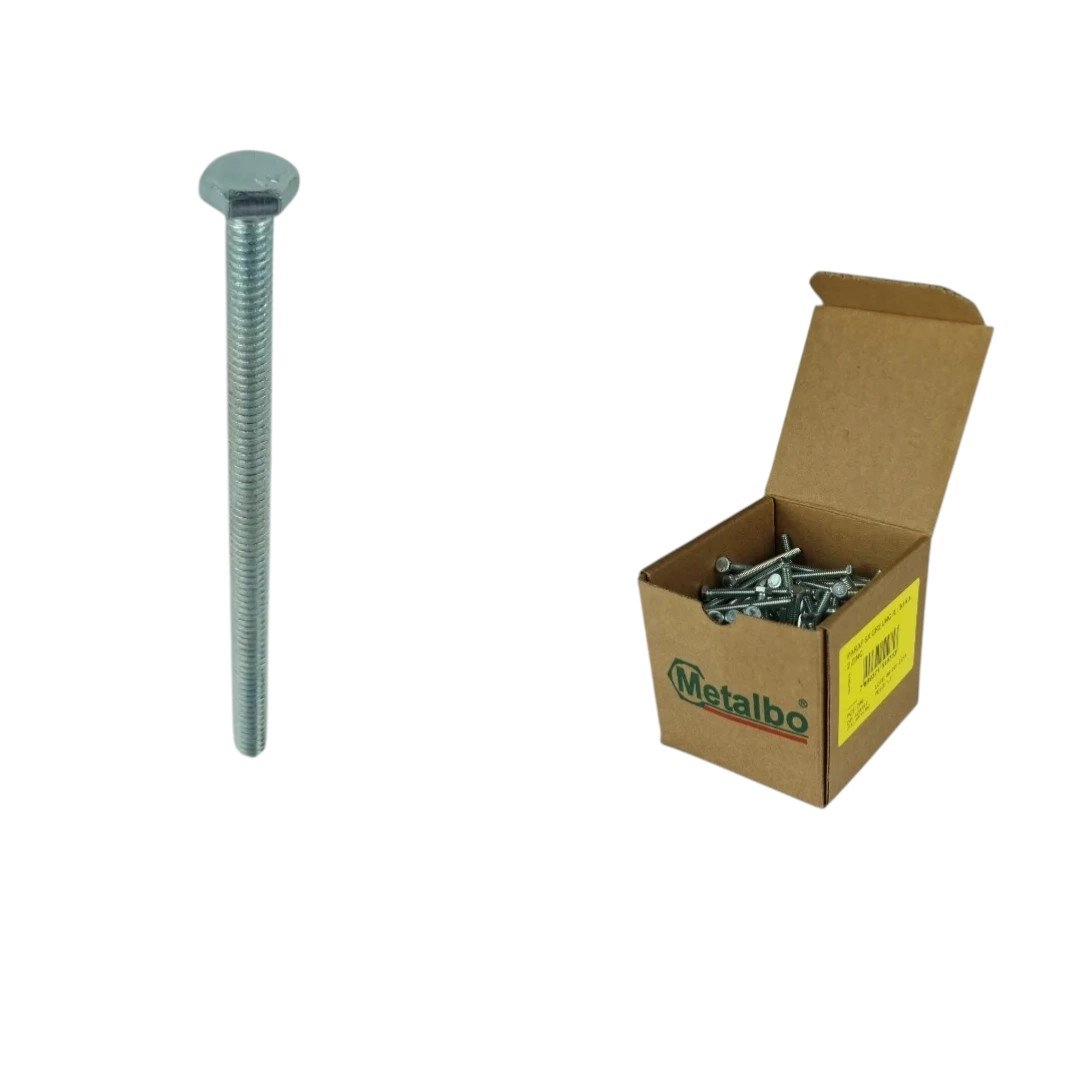 Parafuso Sextavado Zincado 3/16x2  200 Pcs