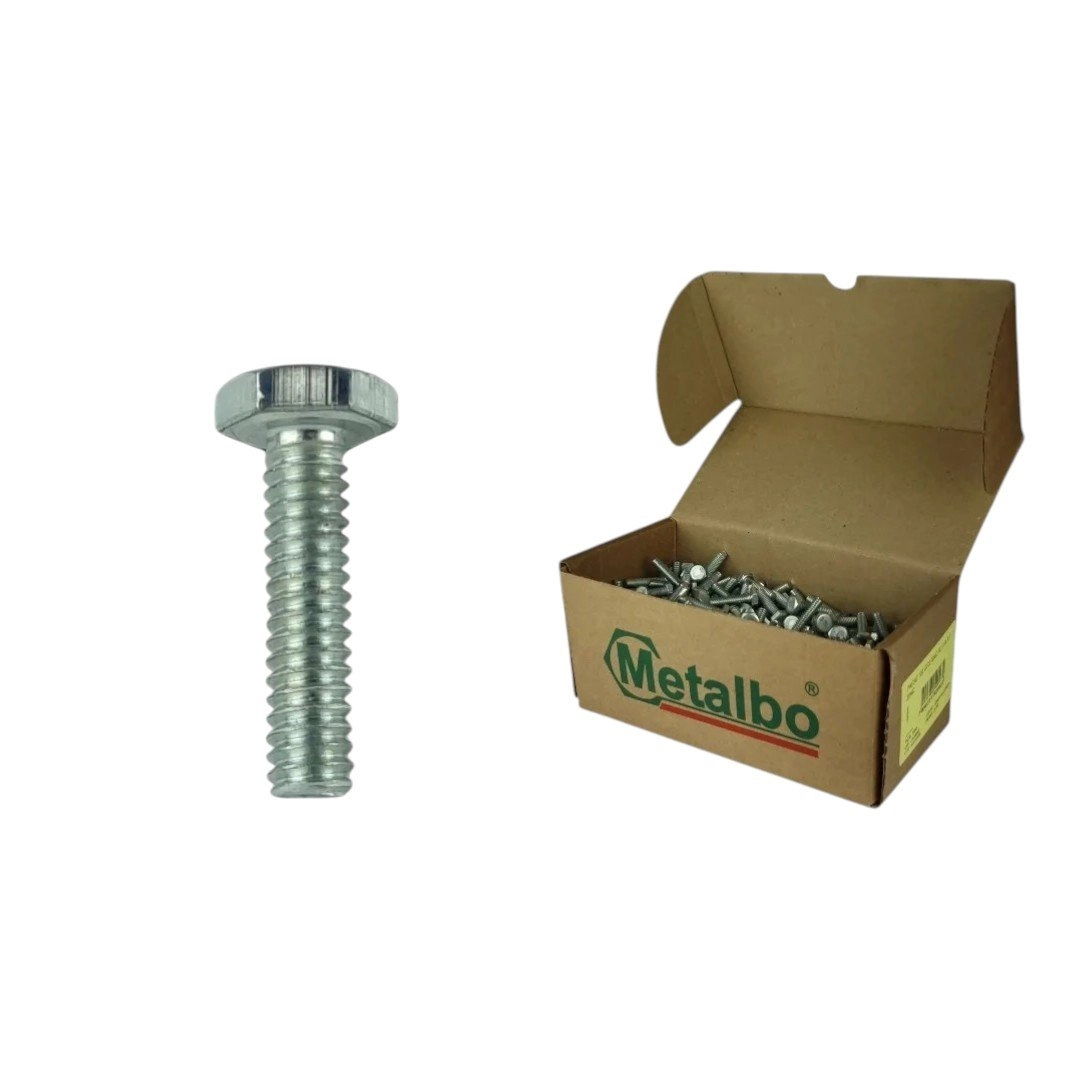 Parafuso Sextavado Zincado 1/4x1  500 Pcs