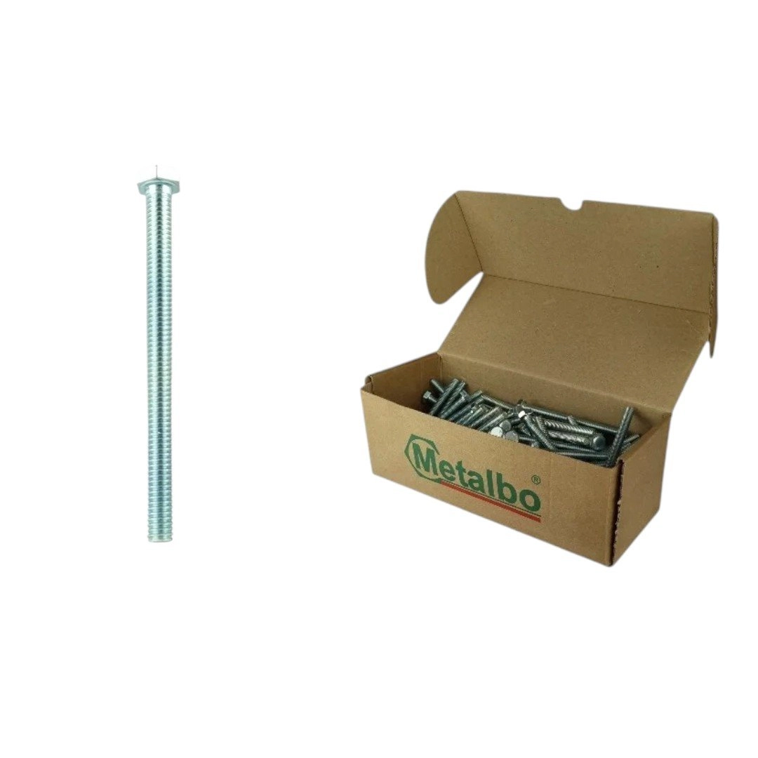 Parafuso Sextavado Zincado 5/16x3  100 Pcs